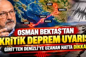 Osman Bektaş’tan Kritik Deprem Uyarısı