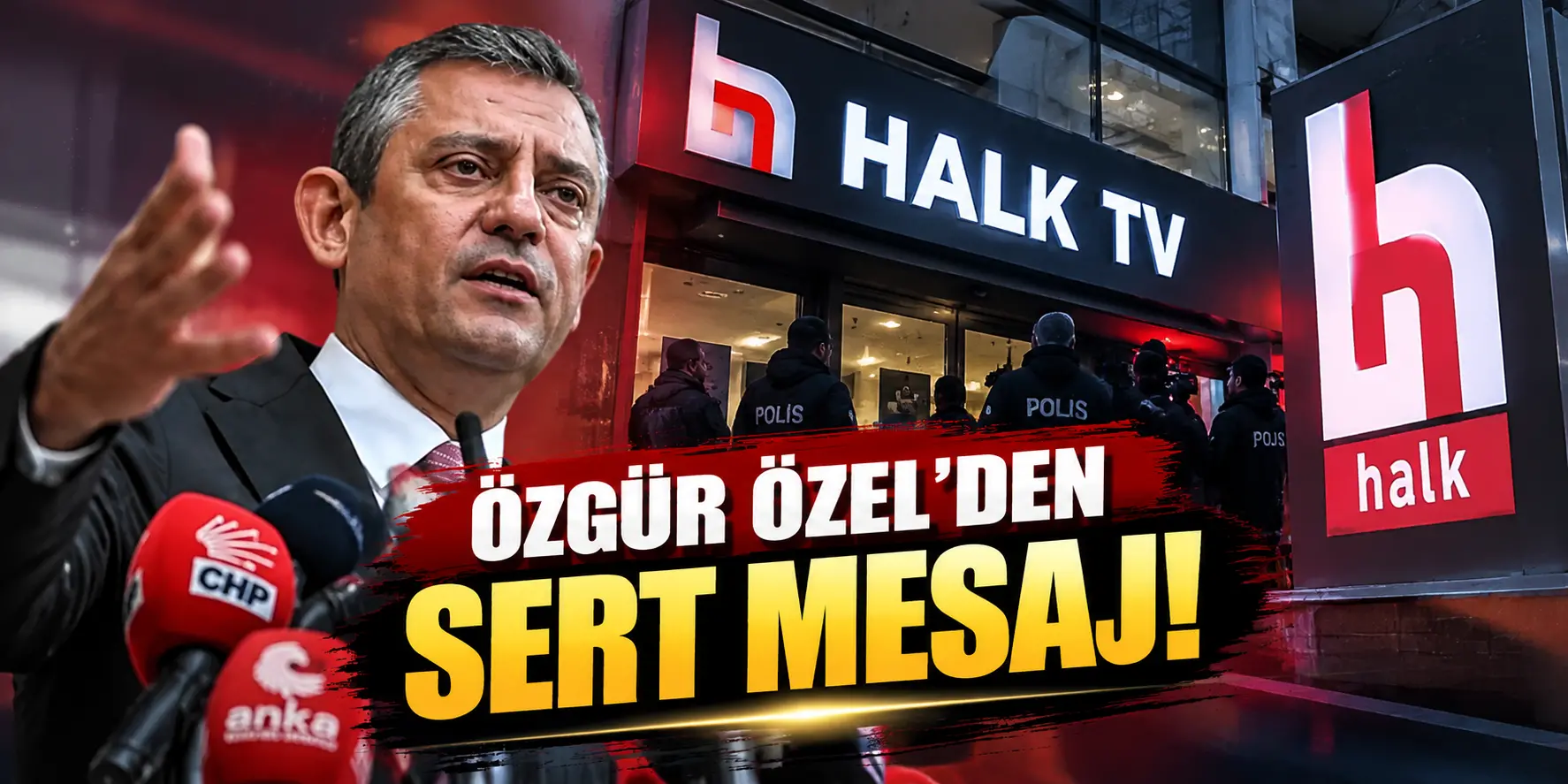 Özgür Özel’den Halk TV’ye Kayyım Kararına Sert Tepki: İmamoğlu’nun Savunma Gününe Dikkat Çekti!