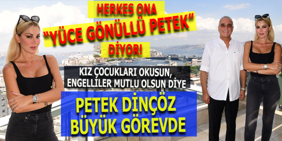 PETEK DİNÇÖZ’DEN ÖRNEK DAVRANIŞ: KONSER GELİRİYLE BURSLAR VE AKÜLÜ SANDALYE BAĞIŞI