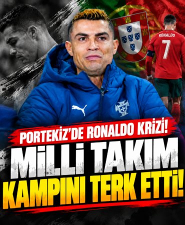 Portekiz’de Ronaldo Krizi_ Kampı Terk Etti!