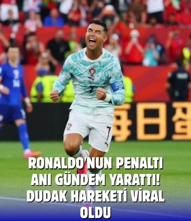 Cristiano Ronaldo’nun Dudak Hareketi Maçın Önüne Geçti!
