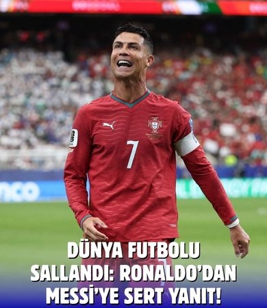 Dünya futbolunda yeni tartışma: Ronaldo’dan Messi açıklaması