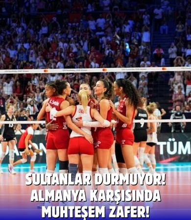 Türkiye’den Almanya’ya Voleybol Darbesi! Filenin Sultanları 4’te 4 Yaptı