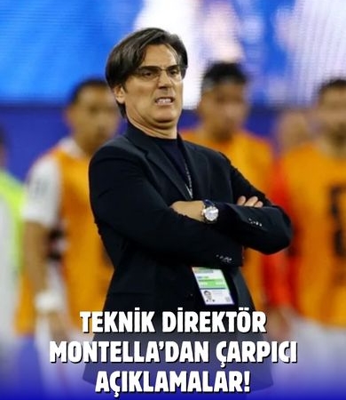 “Bin tane zafere bedel” sözleri gündem oldu: Montella konuştu