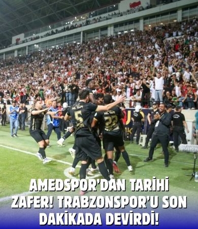 Fırtına Diyarbakır’da dağıldı! Trabzonspor 90’da teslim oldu