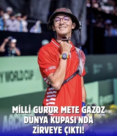 Mete Gazoz Dünyayı Fethetti! Altın Madalya Türkiye’ye Geldi