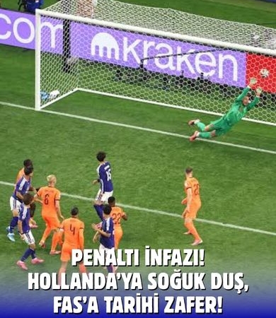 Futbol Gecesi Yıkıldı! Fas, Hollanda’yı Dramatik Penaltı Serisiyle Eledi