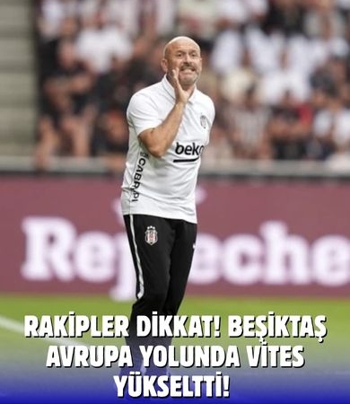 Avrupa Beşiktaş’ı Konuşuyor! Italiano’nun Kartalı Fırtına Gibi Esti