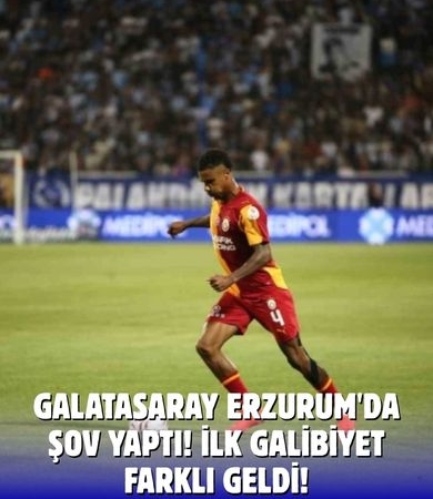 Osimhen Sahneye Çıktı! Galatasaray Erzurum’u 4-0’la Devirdi