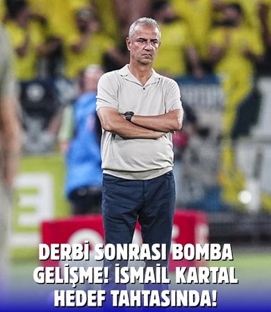 İsmail Kartal İçin Kritik Viraj! Fenerbahçe’de Koltuğu Sallanmaya Başladı