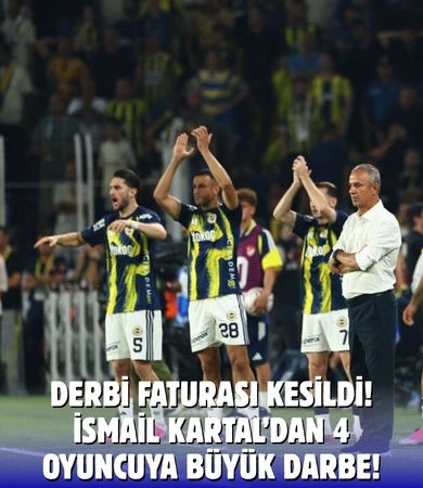 Beşiktaş Yenilgisi Sonrası Neşter! İsmail Kartal 4 Oyuncuyu Kulübeye Çekiyor