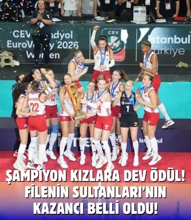 Avrupa Şampiyonluğunun Ödülü Dudak Uçuklattı! Her Milli Oyuncuya 112,5 Altın