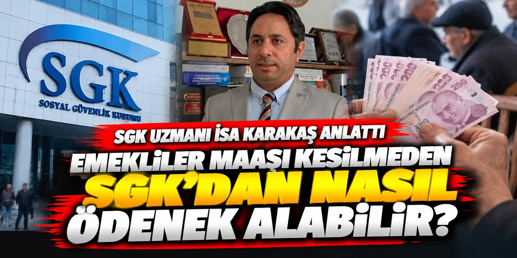 Emeklilere SGK’dan ek ödeme fırsatı! Maaşı kesilmeden kimler rapor parası alabilir?