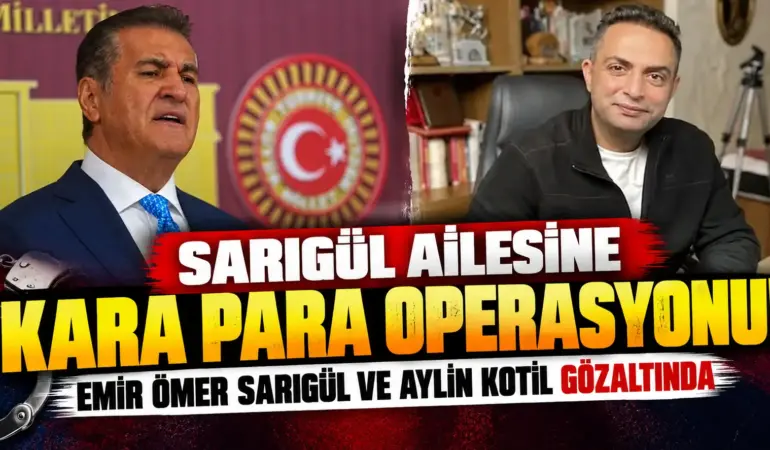 Sarıgül Ailesine Kara Para Operasyonu! Aylin Kotil ve Ömer Sarıgül Gözaltında