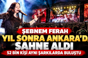 Şebnem Ferah’la Ankara’da Unutulmaz Konser