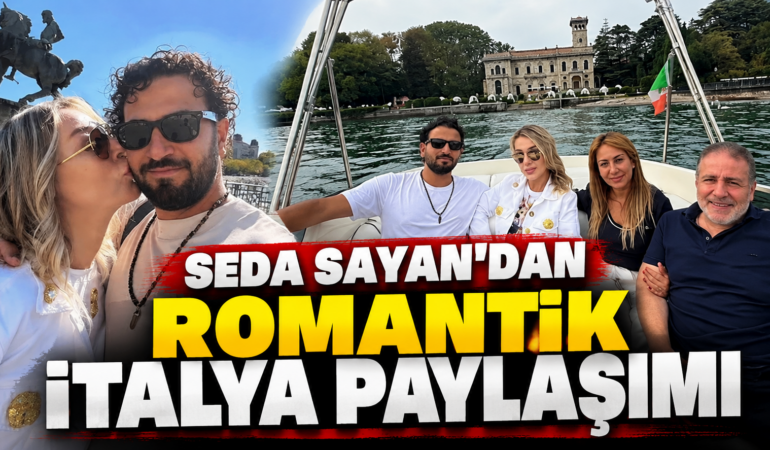 Seda Sayan ve Çağlar Ökten’den Romantik İtalya Pozları