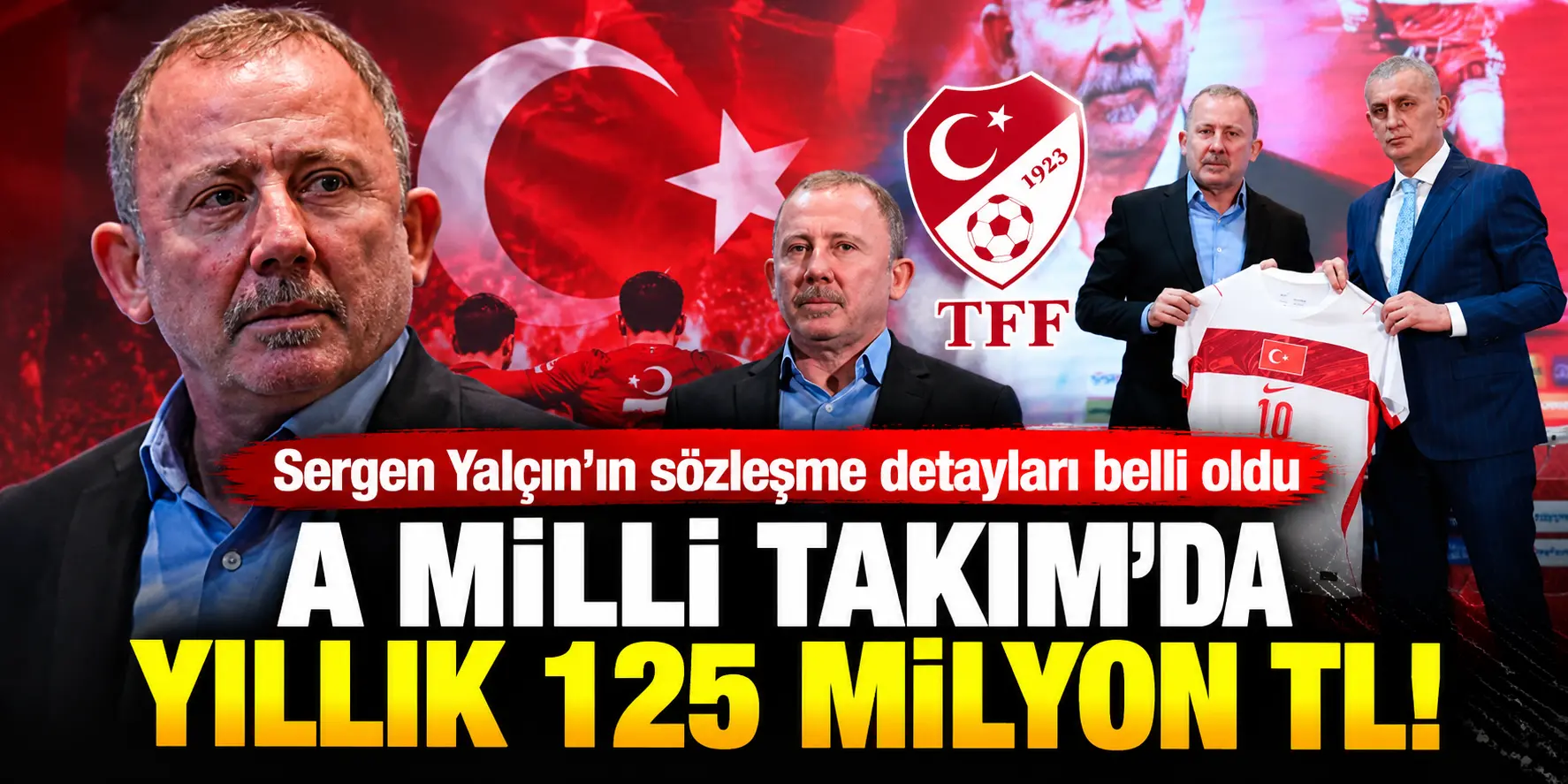 Sergen Yalçın’ın Alacağı Ücret Ortaya Çıktı! Aylık Maaşı Dudak Uçuklattı
