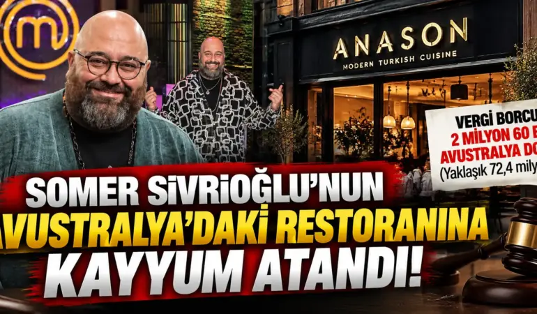 Ünlü şef Somer Sivrioğlu’na büyük şok: Restoranı kayyum yönetimine geçti