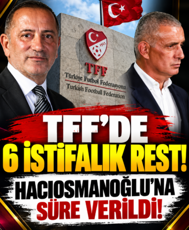 TFF’de Altı İstifalık Rest!