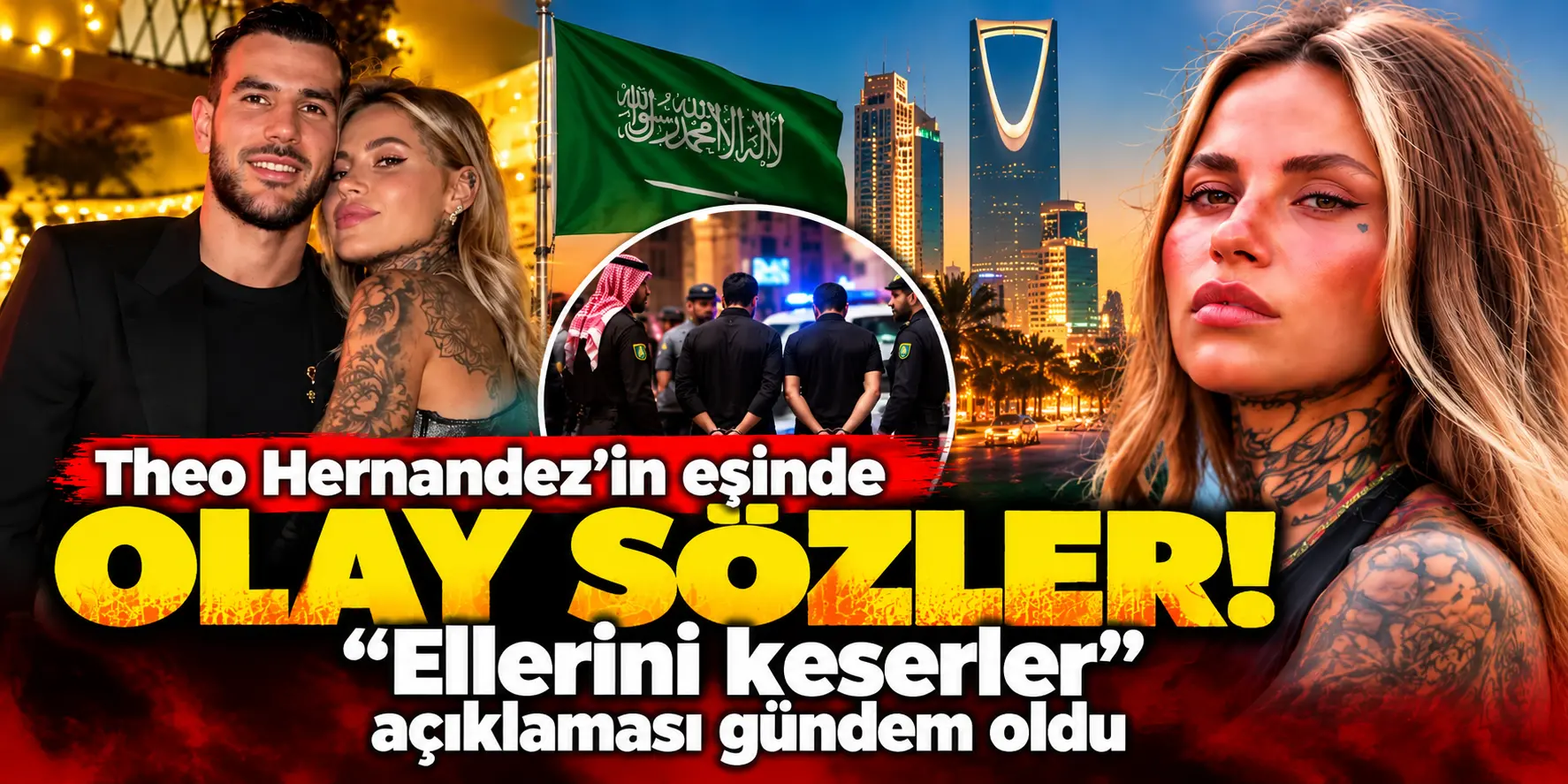 Ünlü futbolcunun eşinden tartışma yaratan açıklama: Suudi Arabistan örneği