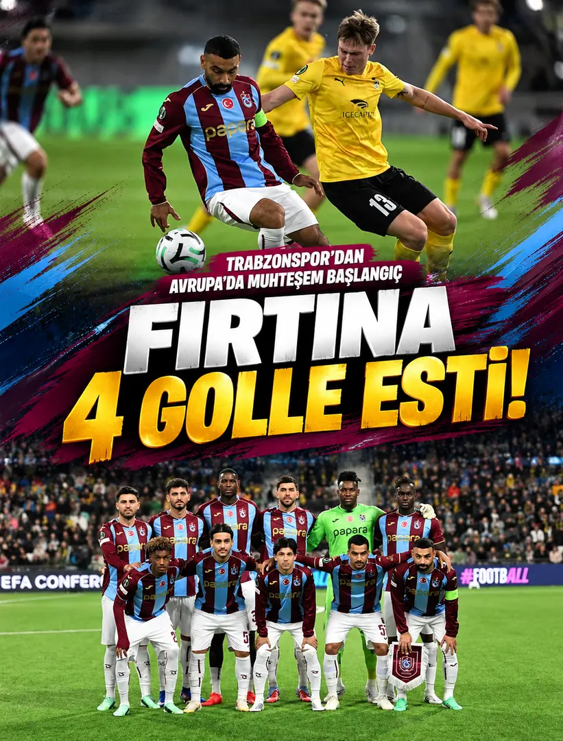 Trabzonspor, KuPS Kuopio’yu 4-2 Mağlup Etti! Avrupa’da Muhteşem Başlangıç