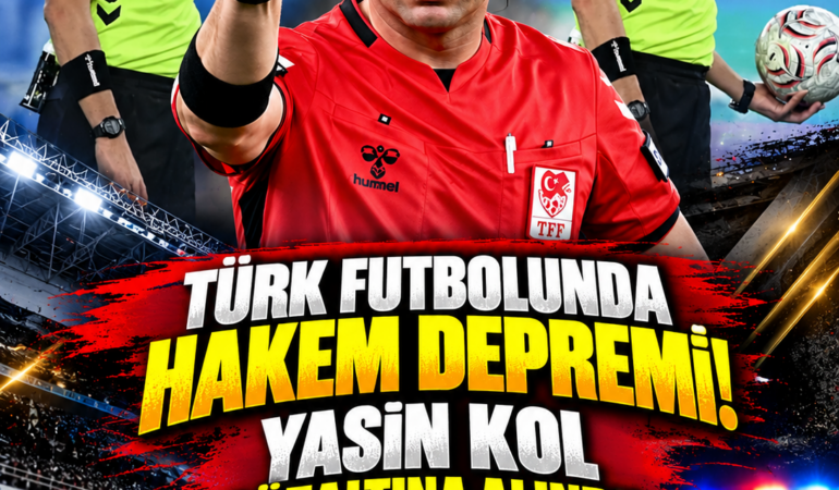 Türk Futbolunda Hakem Depremi! Yasin Kol Maç Sonrası Gözaltına Alındı