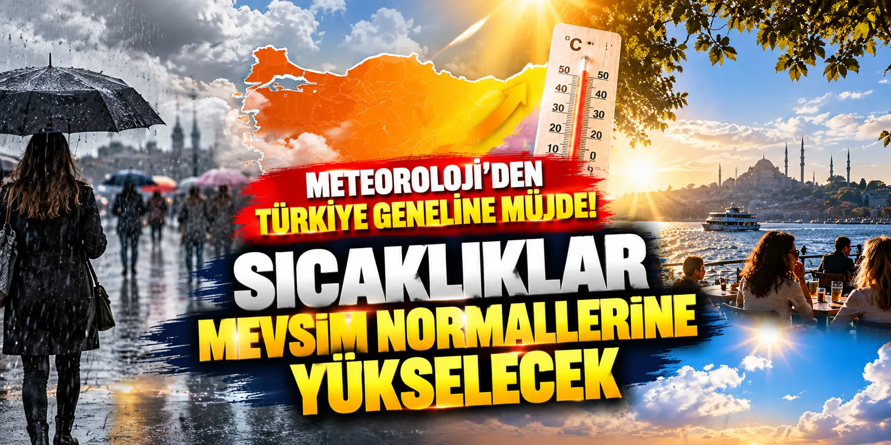 Meteoroloji’den Türkiye Geneline Müjde! Sıcaklıklar Artıyor, Yağışlar Yerini Güneşe Bırakıyor