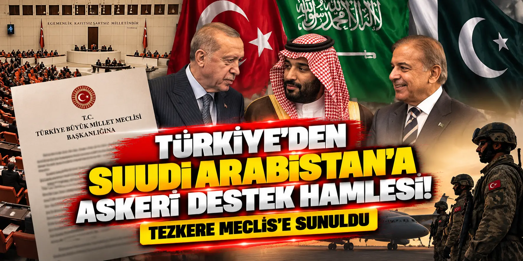 Türkiye’den Suudi Arabistan’a Askerî Destek Hamlesi! Tezkere TBMM’ye Sunuldu