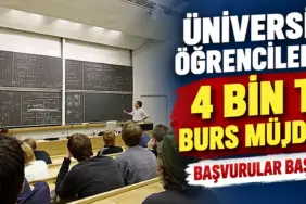 Üniversitelilere 4 Bin TL Burs Müjdesi