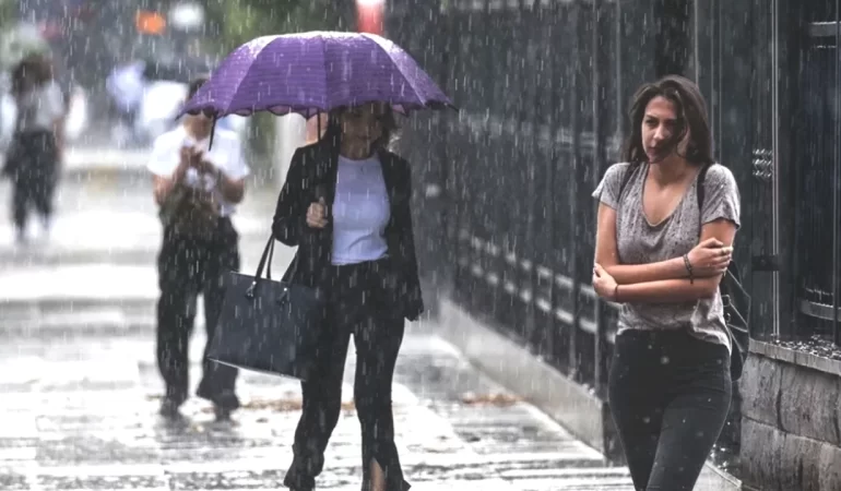Yağmur Geliyor! Meteoroloji Sağanak Yağış İçin Uyardı