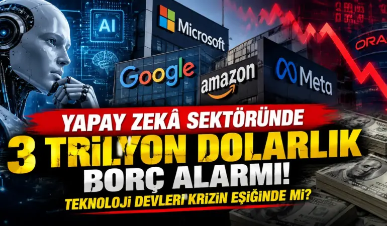 Yapay Zekâ Sektöründe 3 Trilyon Dolarlık Borç Alarmı! Teknoloji Devleri Krizin Eşiğinde mi?