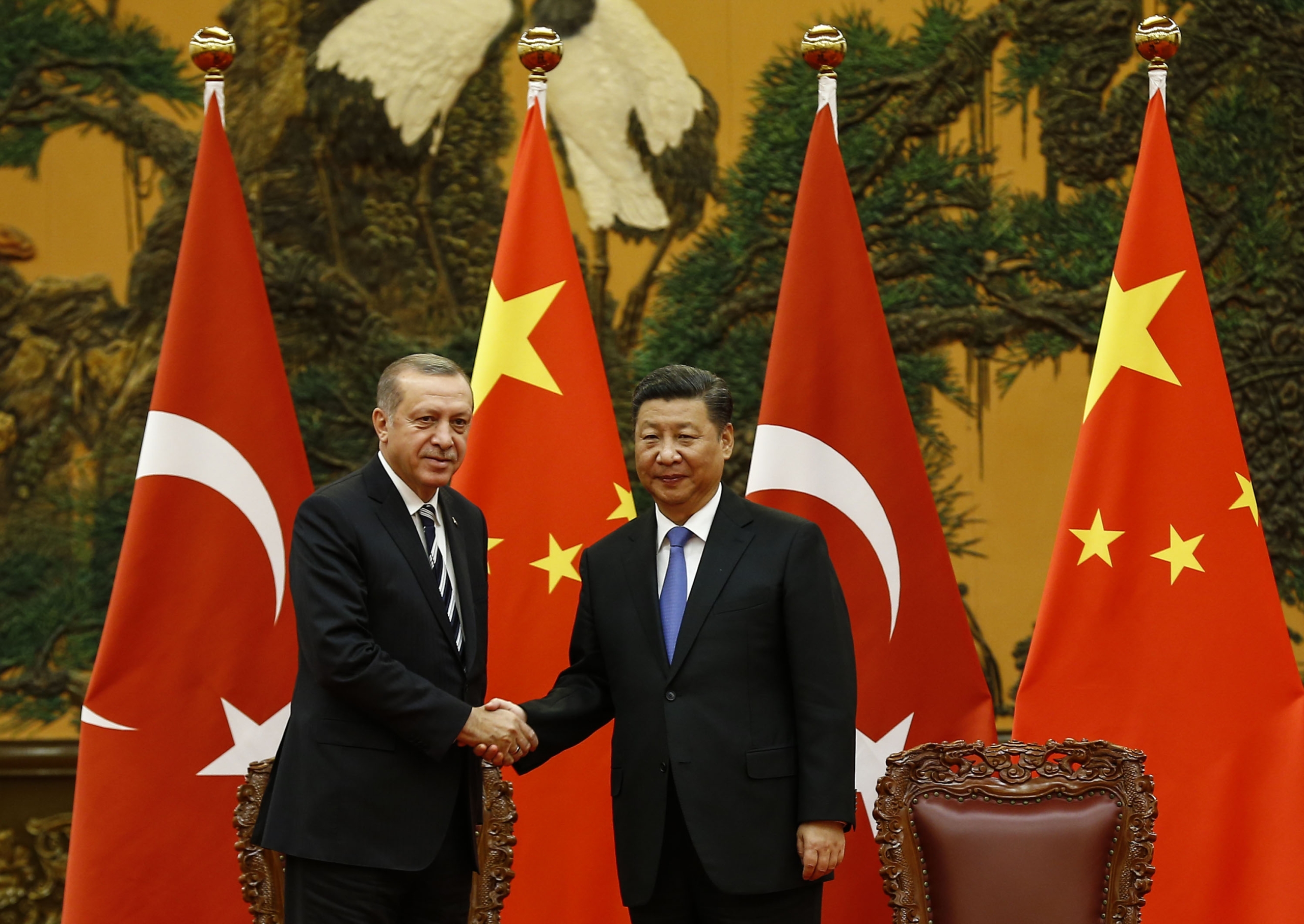 Turkish President Erdogan in China
