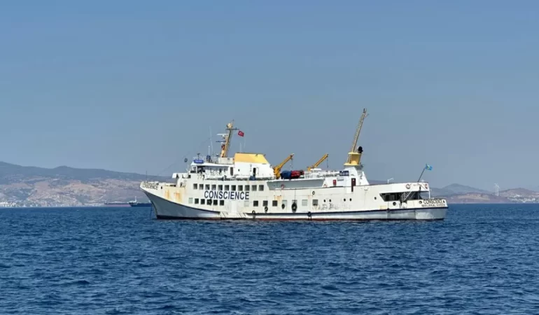 Vicdan Gemisi, Gazze Yolunda Yeniden Denize Açıldı