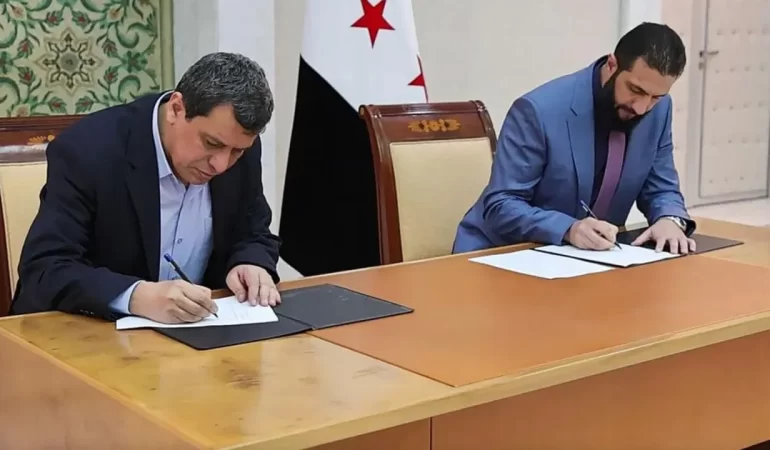 Suriye’de Tarihi Görüşme: Şara ve Mazlum Abdi Bir Araya Geldi, SDG Güçlerinin Entegrasyonu Başlıyor