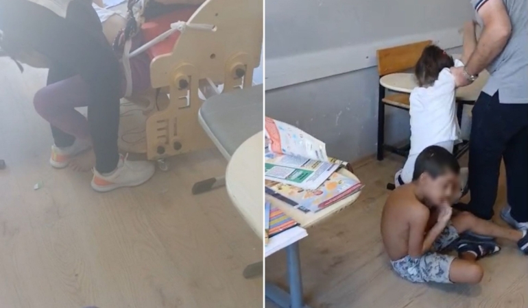 Özel Eğitim Skandalı: Otizmli Öğrenciler Ders İşlerken Bağlandı