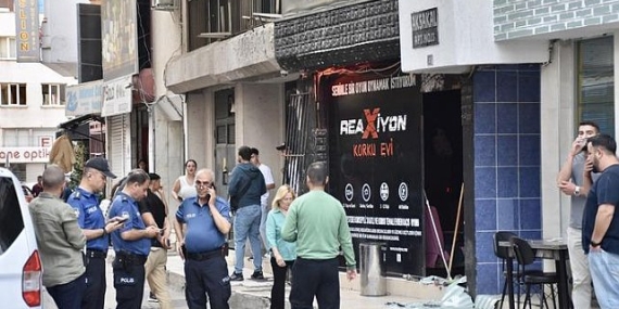 ANTALYA’DA KORKU EVİNDE YANGIN