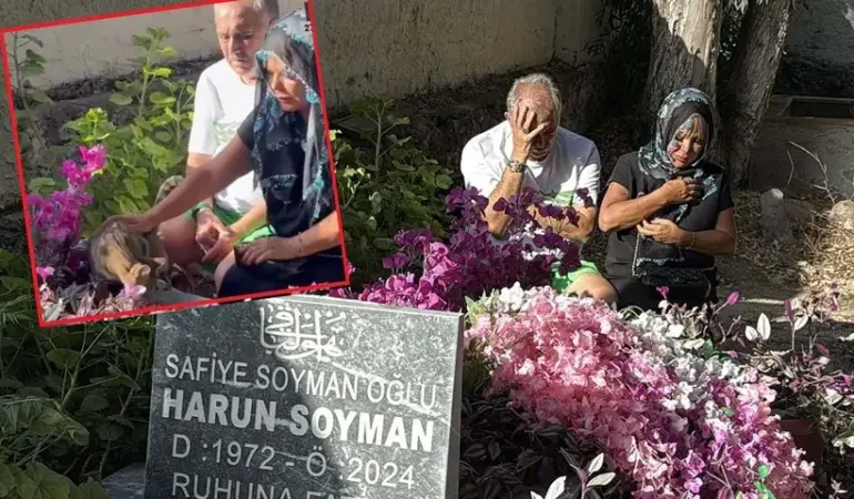 Harun Akaröz unutulmadı! Safiye Soyman mezarı başında oğlunu andı