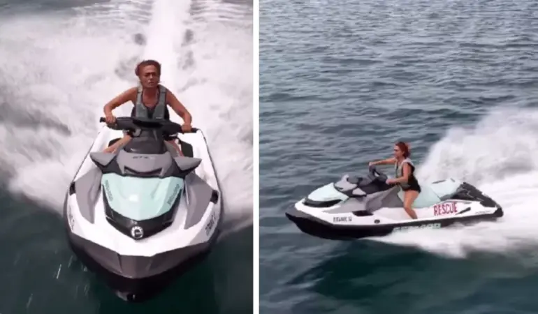 Yüzme Bilmiyor Ama Jet Ski’de Şov Yaptı! Yıldız Tilbe Görenleri Şaşırttı
