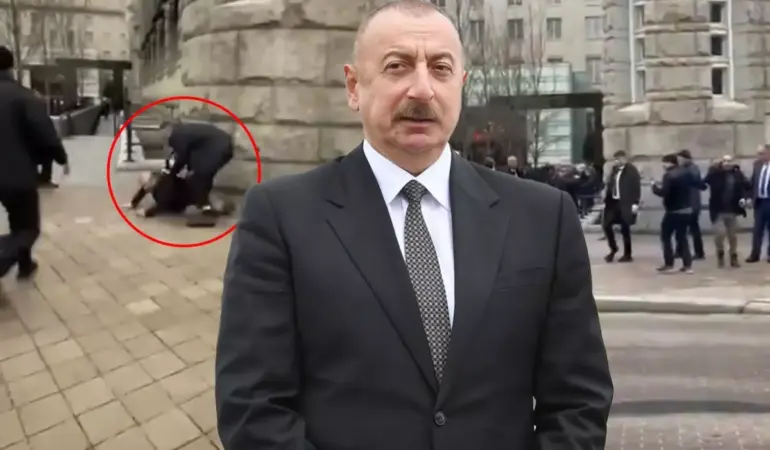 Aliyev’in Washington programında protesto krizi