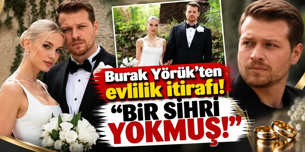 Burak Yörük’ten Evlilik İtirafı: “Bir Sihri Var Sanıyordum Ama Yokmuş!”