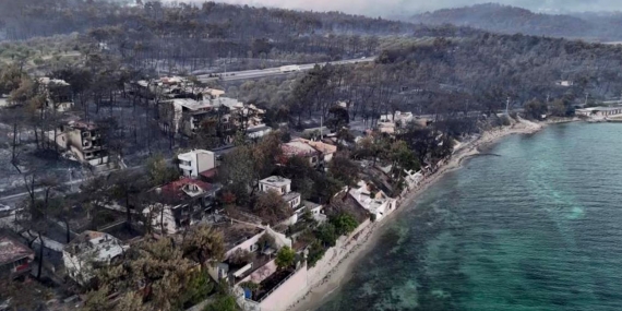 Çanakkale yangınında Güzelyalı villaları kül oldu