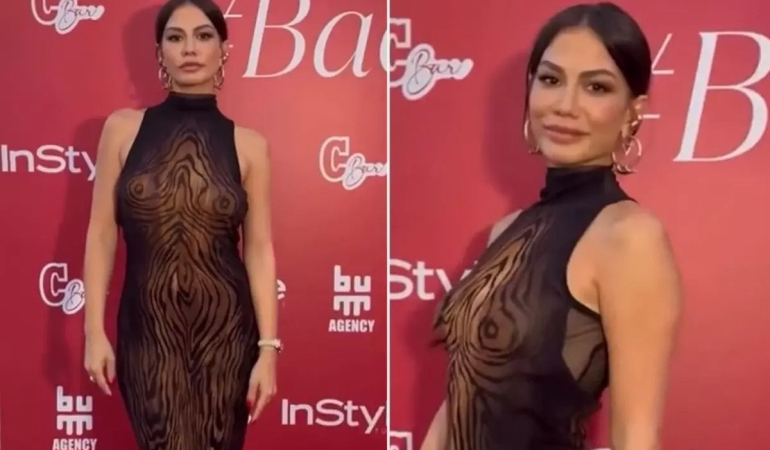 ÜNLÜ OYUNCU DEMET ÖZDEMİR’İN CESUR DAVET STİLİ OLAY OLDU!