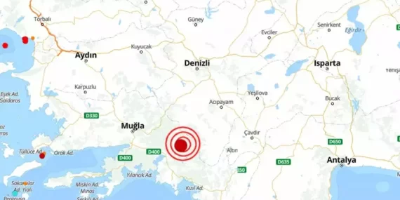 MUĞLA’DA PEŞ PEŞE DEPREMLER: HALK SOKAĞA DÖKÜLDÜ