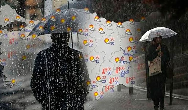 Meteoroloji’den peş peşe uyarılar: Sağanak, fırtına ve toz geliyor