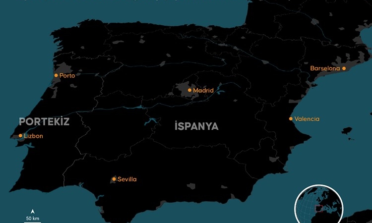 İSPANYA VE PORTEKİZ’DEKİ BÜYÜK ELEKTRİK KESİNTİSİNİN NEDENLERİ ARAŞTIRILIYOR