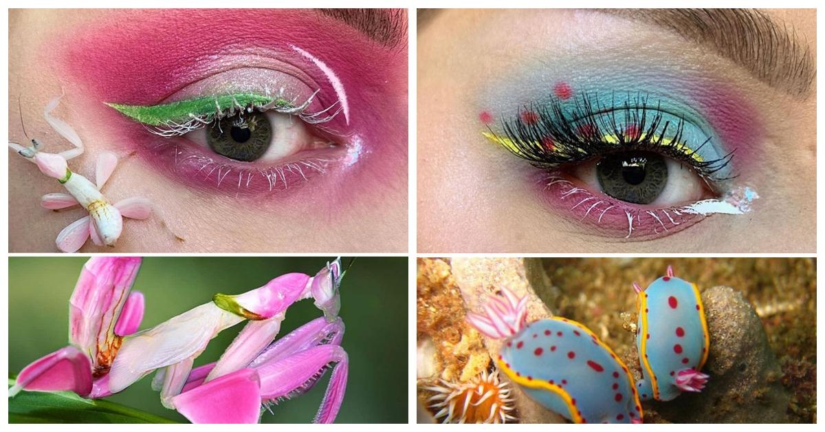 Farklı Türlerdeki Böceklerin Desenlerini Göz Makyajına Dönüştüren Makyaj Artisti: Duran Jay