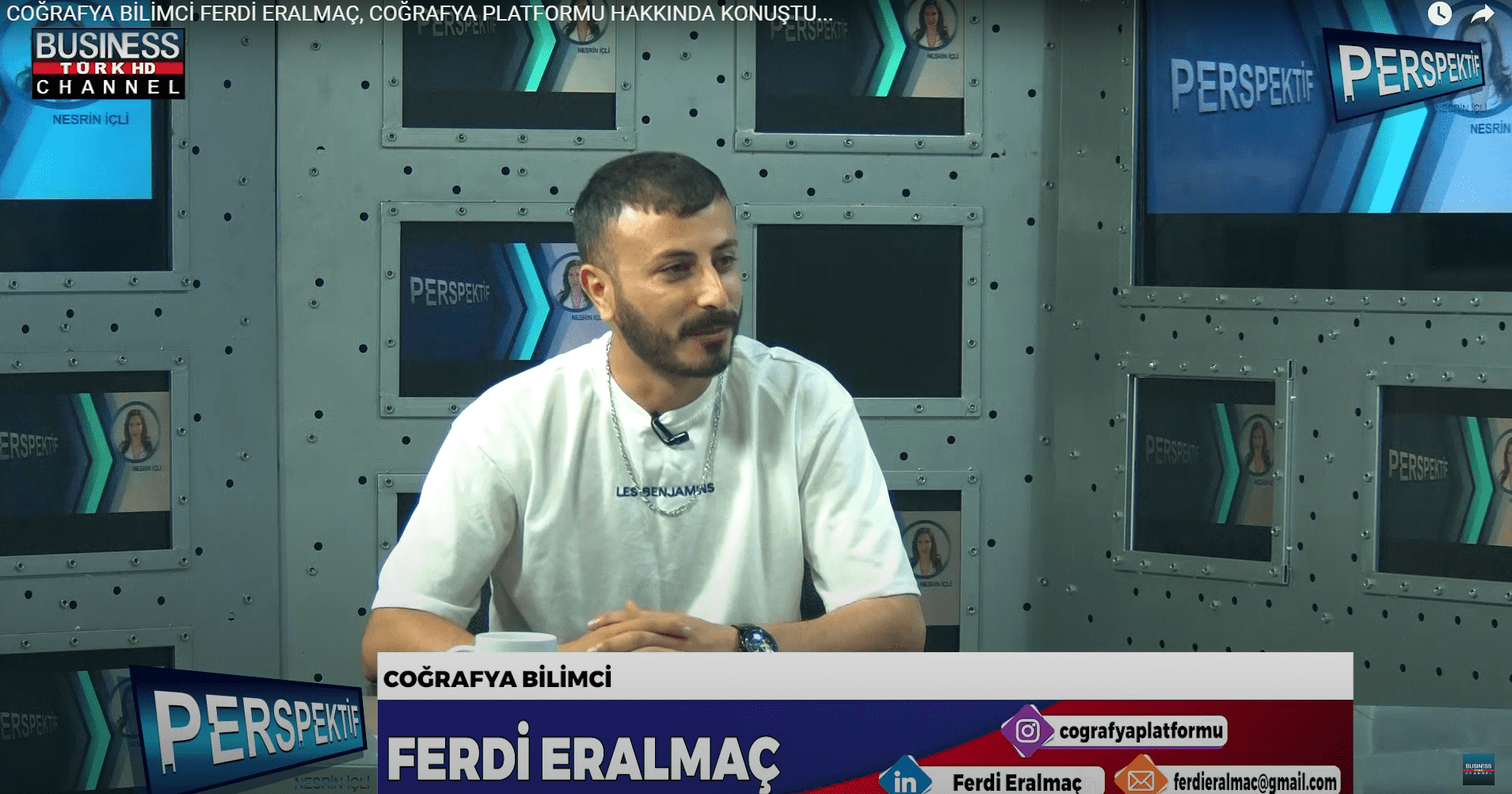 COĞRAFYA BİLİMCİ FERDİ ERALMAÇ, COĞRAFYA PLATFORMU HAKKINDA KONUŞTU…