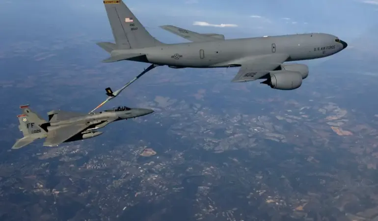 Irak’ta ABD’ye Ait Uçak Kazası: KC-135 Yakıt İkmal Uçağı Düştü