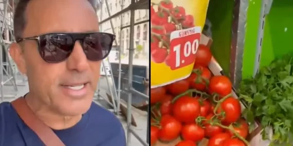 Mustafa Sandal Almanya’da Sokak Sokak Gezdi: Domates Kilosu Kaç Euro?