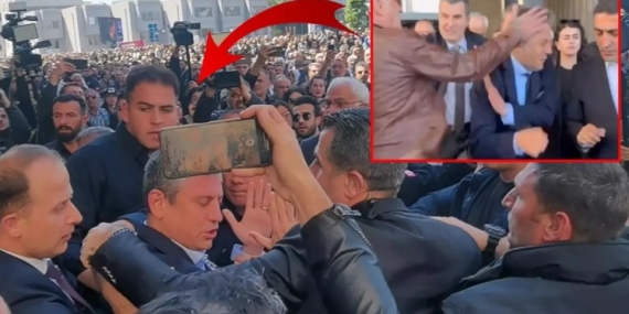 ÖZGÜR ÖZEL’E SALDIRI ANI ORTAYA ÇIKTI